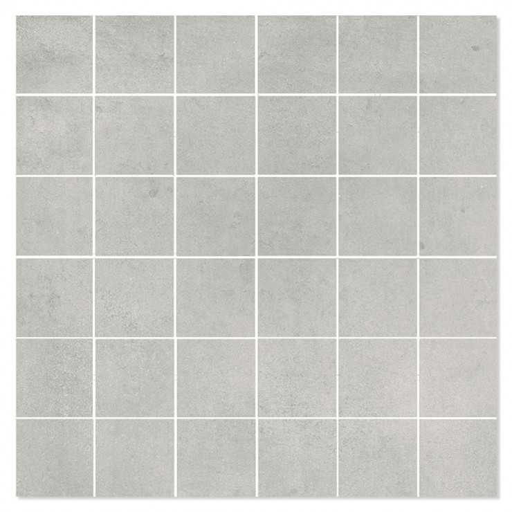 Mosaik Klinker Ecostone Grå Mat 30x30 (5x5) cm-0